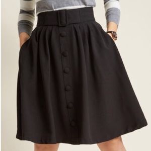 ModCloth “Intern of Fate” Midi Skirt